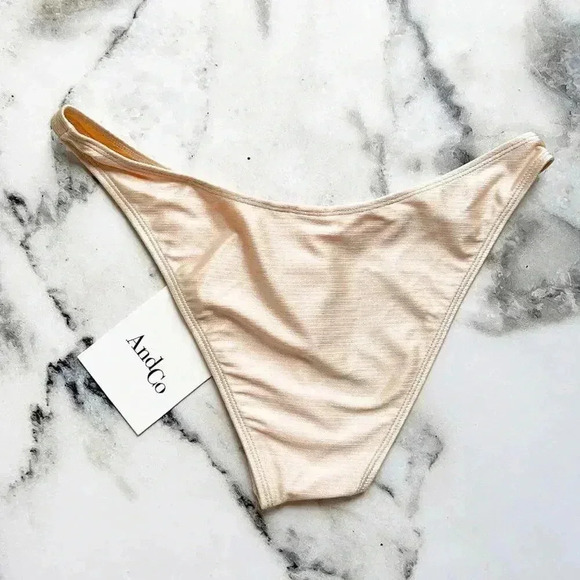 Andco Mother of Pearl High Waisted Bikini Bottoms - Picture 4 of 4